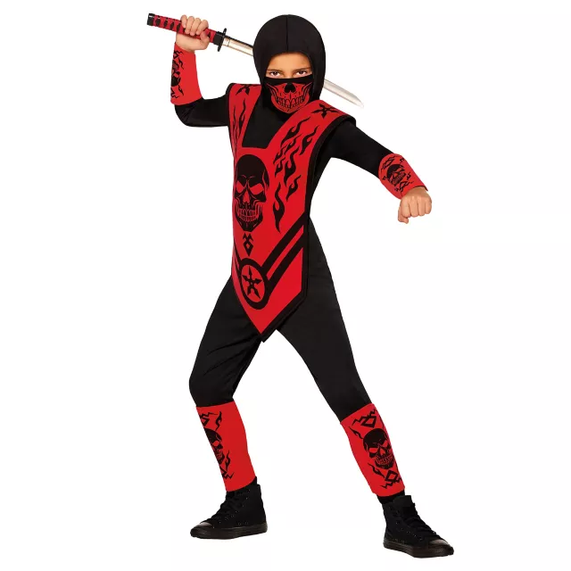 Kids Red Ninja Costume