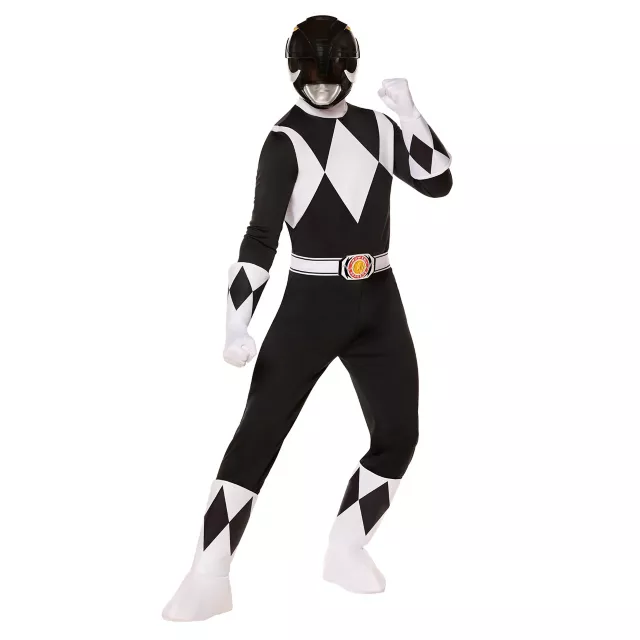 Adult Black Power Ranger Costume - Mighty Morphin Power Rangers