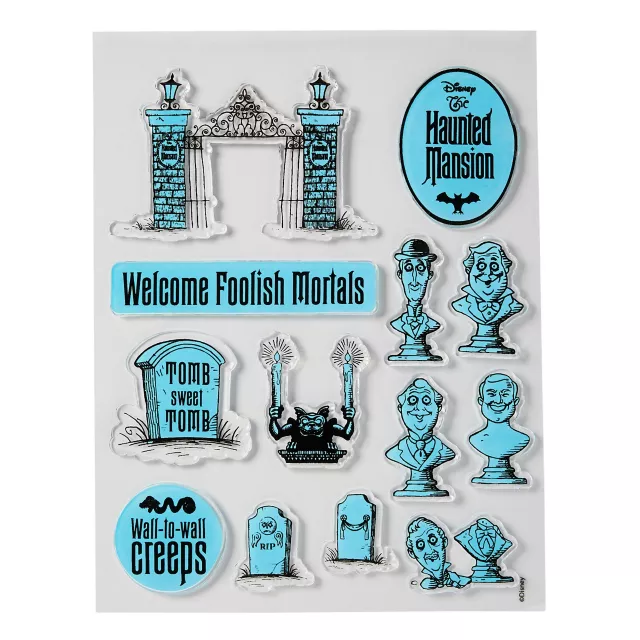 Glow In The Dark The Haunted Mansion Window Clings - Disney