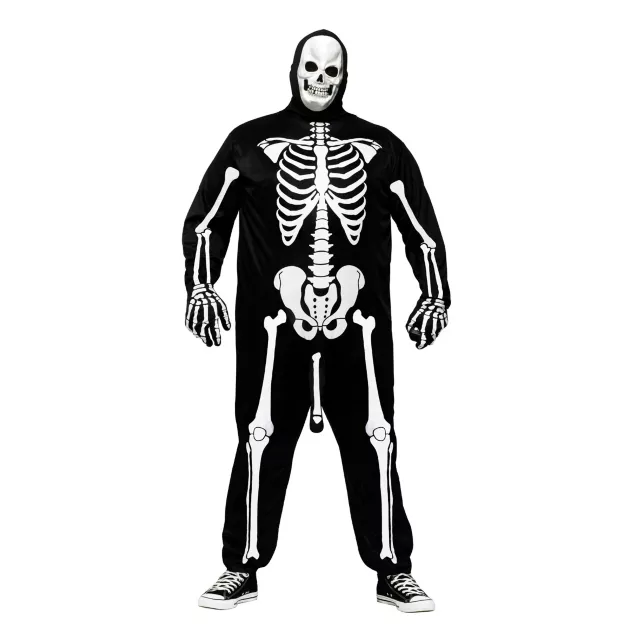 Adult Skeleboner Plus Size One Piece Costume