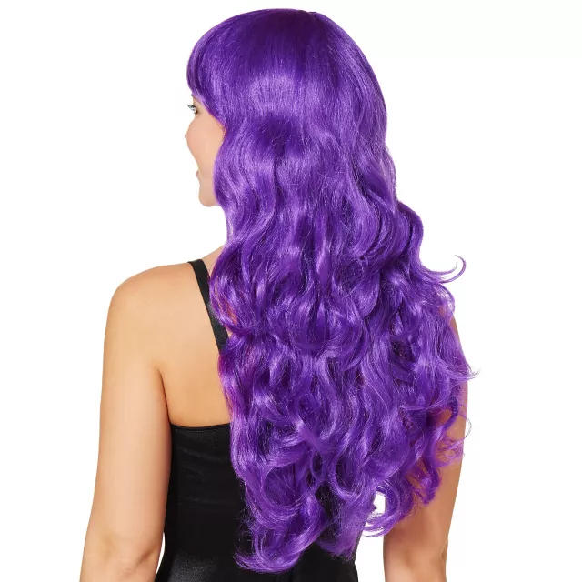 Purple Curls Wig