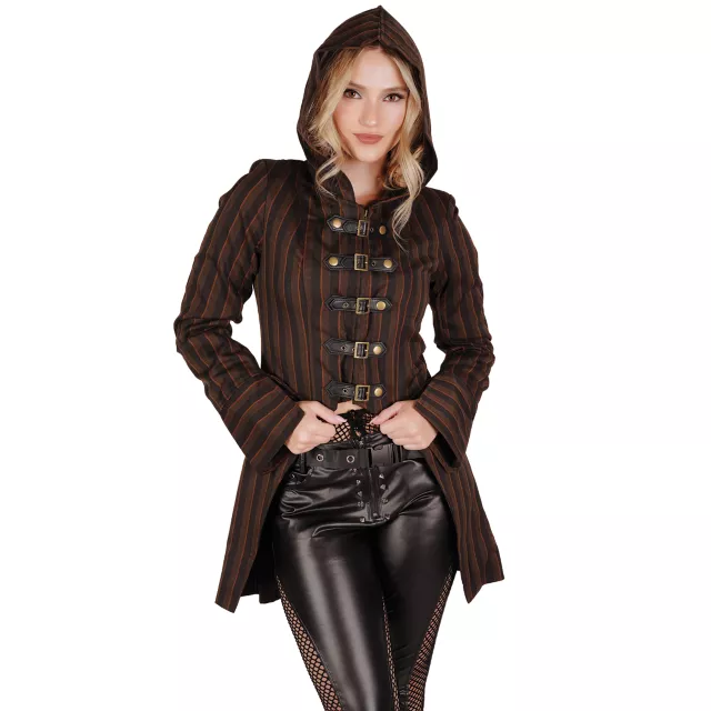 Adult Hooded Steampunk Jacket