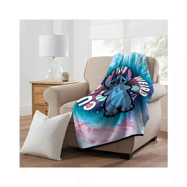 Cute But Weird Stitch Fleece Blanket - Lilo & Stitch