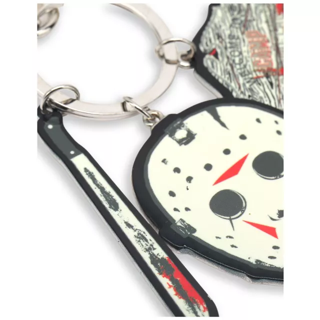 Jason Voorhees Mask Charm Keychain - Friday the 13th
