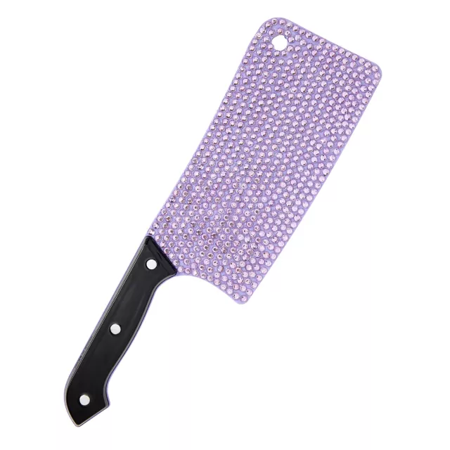 Purple Bling Meat Cleaver