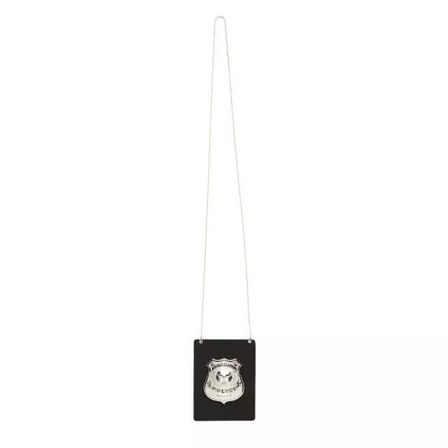 Cop Badge ID Necklace