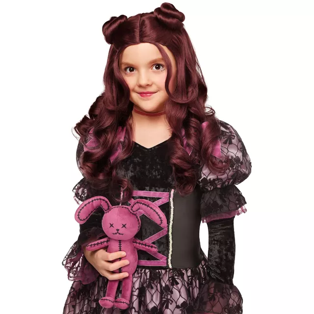 Kids Brown Doll Wig