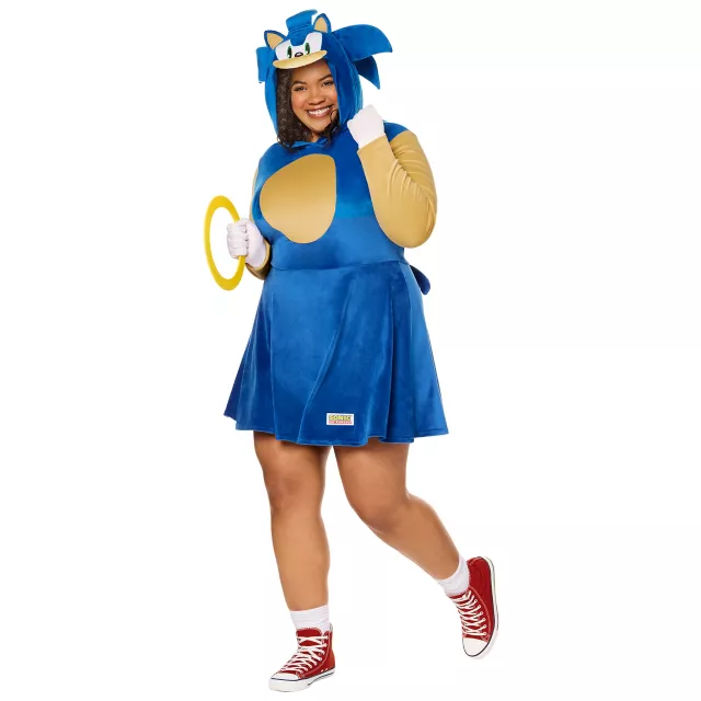Adult Sonic Dress Costume