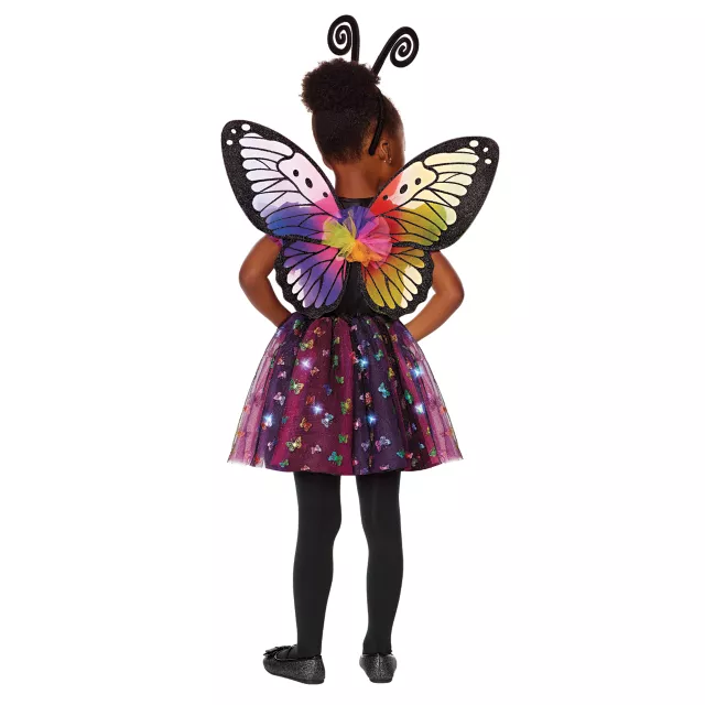 Toddler Light-Up Rainbow Butterfly Costume