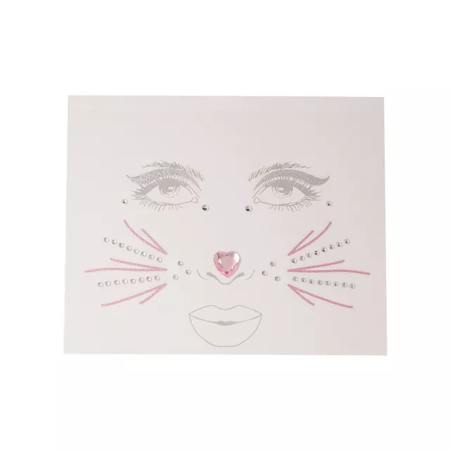 Gemstone Bunny Face Decals
