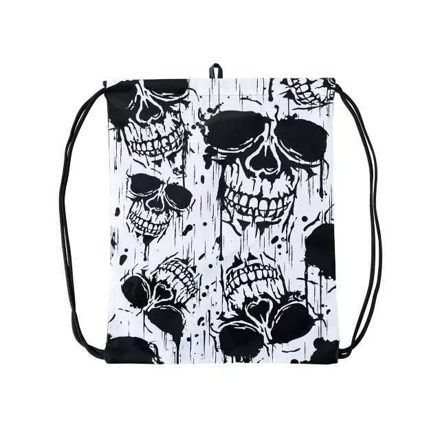 Realistic Skull Cinch Bag
