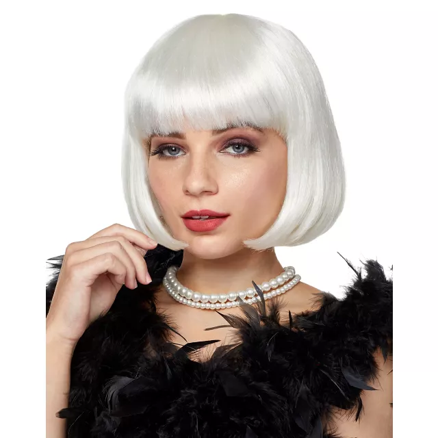 White Bob Wig