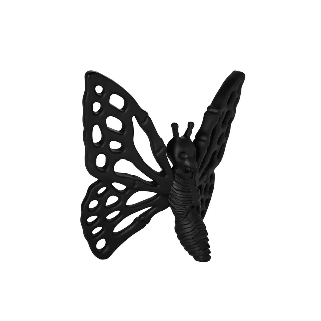 Mystical Arts Black Moth Tabletop Statue