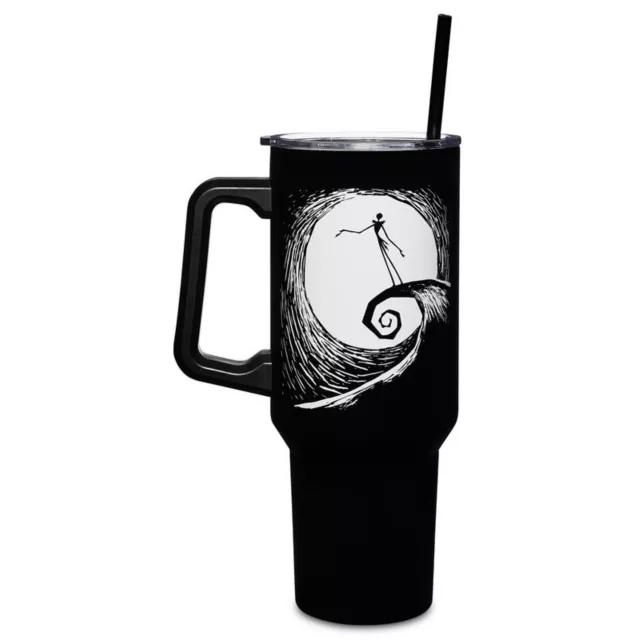 Jack Skellington Moon Silhouette Cup with Straw 40 oz. The Nightmare Before Christmas