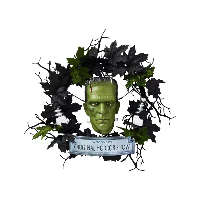 Frankenstein Light-Up Wreath - Universal Monsters