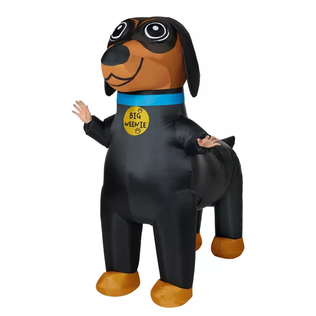 Adult Wiener Dog Inflatable Costume