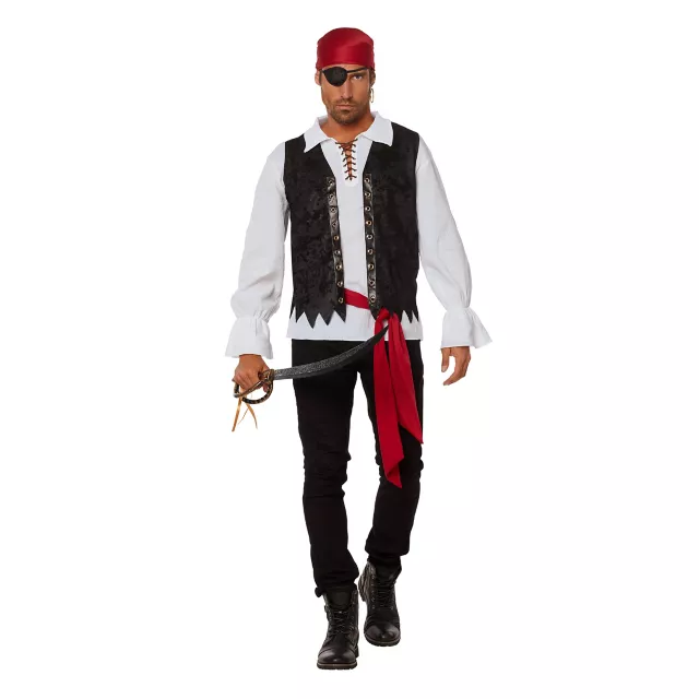 Adult Pirate Plus Size Costume Kit