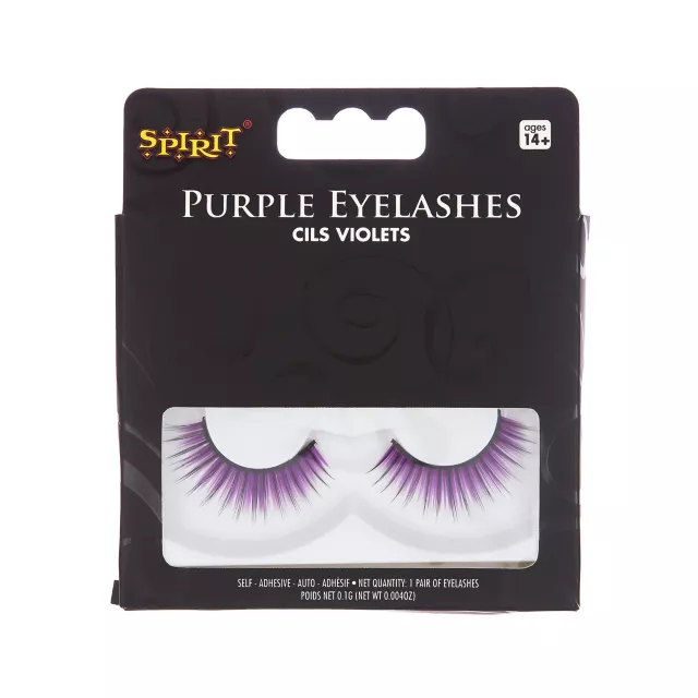 Purple Eyelashes