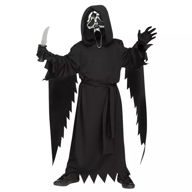 Kids Chrome Ghost Face Costume
