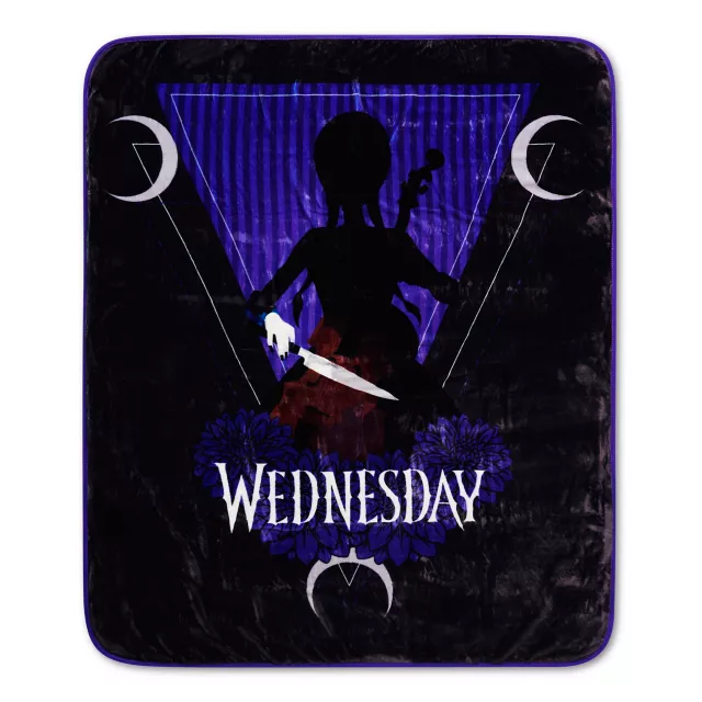Wednesday Cello Fleece Blanket