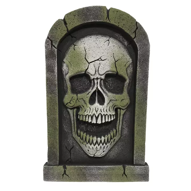 16 Inch Skull Head Tombstone