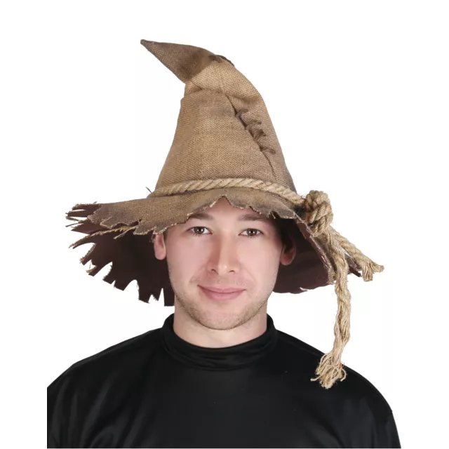 Burlap Scarecrow Hat