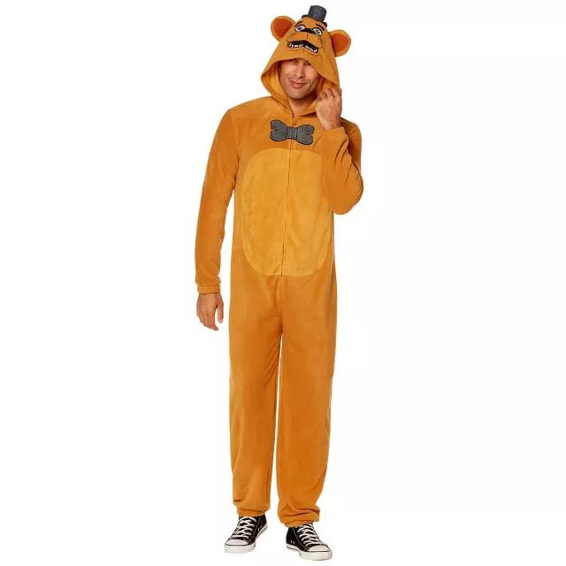 Adult Freddy Fazbear Jumpsuit Costume - Five Nights at Freddy's