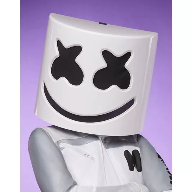 Kids LED Light-Up Marshmello Half Mask