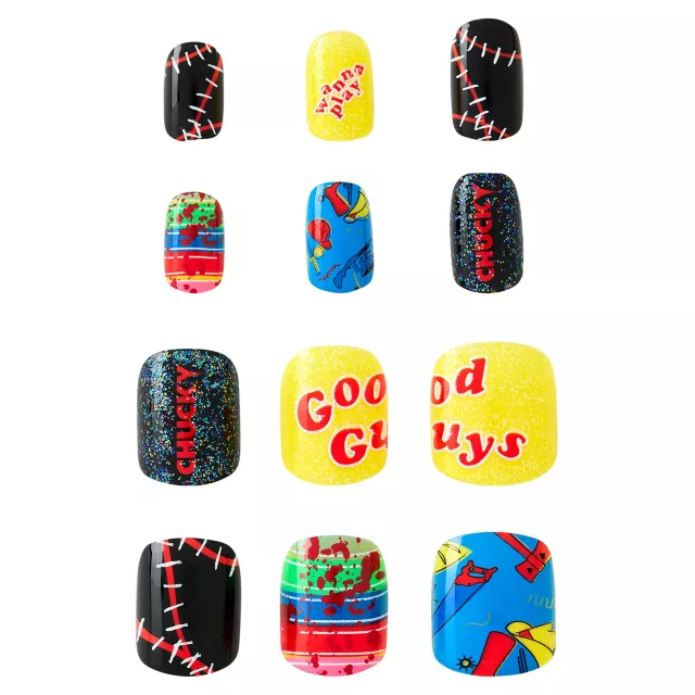 Kids Chucky Press On Nails