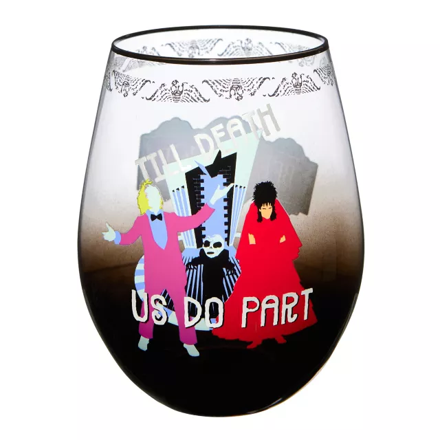 Till Death Us Do Part Stemless Glass - Beetlejuice