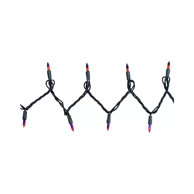 Double Orange and Purple String Lights
