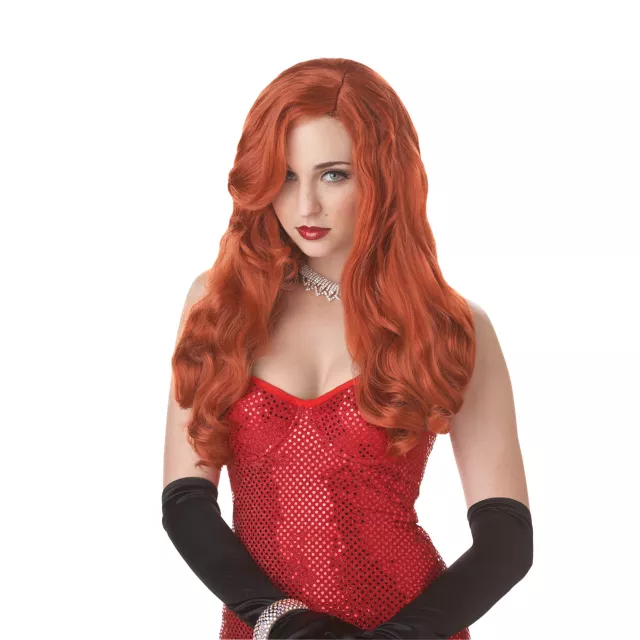 Red Silver Screen Sensation Wig