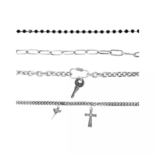 '80s Layering Choker Necklaces