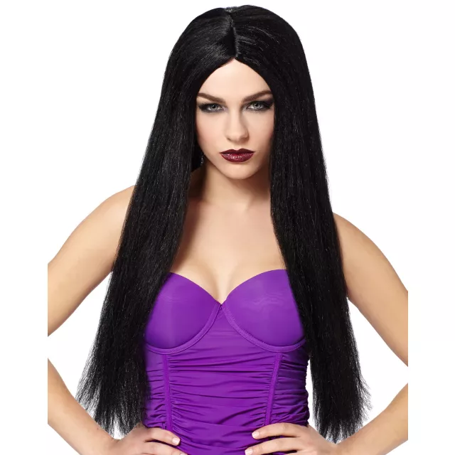 Long Black Witch Wig
