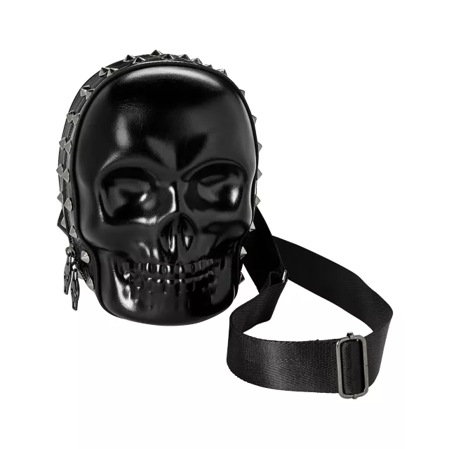 Black Skull Crossbody Bag