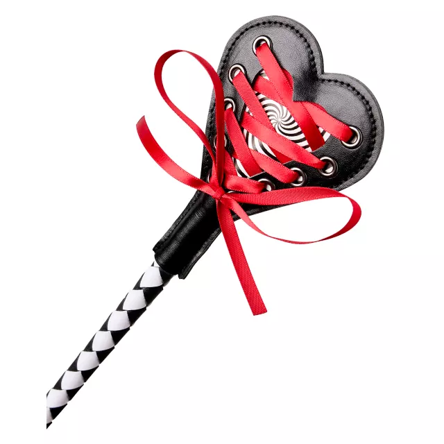 Twisted Heart Crop Whip