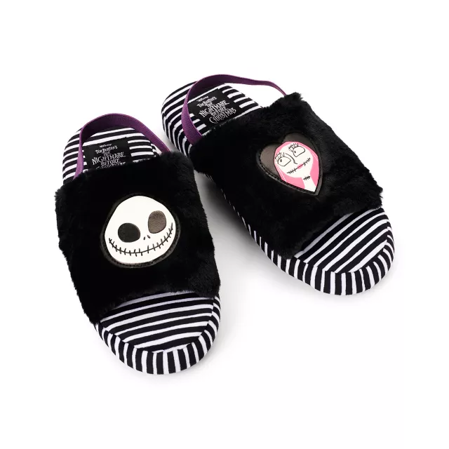 Jack Skellington and Sally Spa Slippers - The Nightmare Before Christmas