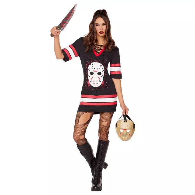 Adult Jason Voorhees Hockey Dress - C Friday the 13th