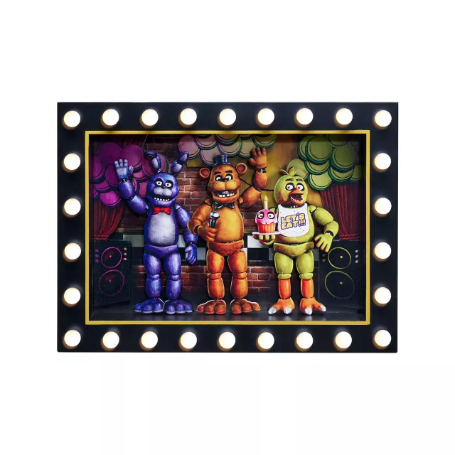 Light-Up Five Nights at Freddy- - s Marquee Sign