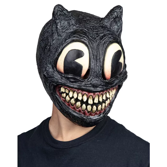 Creepy Cartoon Cat Full Mask