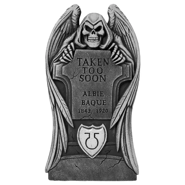 26 Inch Albie Baque Grim Reaper Tombstone