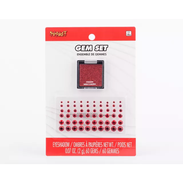 Press On Gem Stones Makeup Set