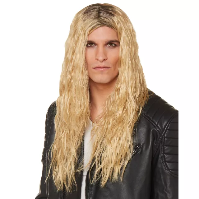 Blonde Glam Metal Wig