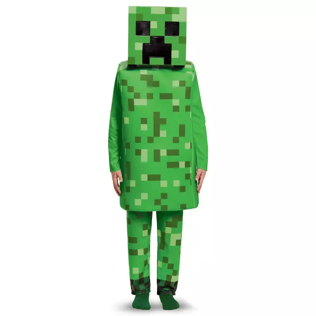 Kids Creeper Costume Deluxe - Minecraft