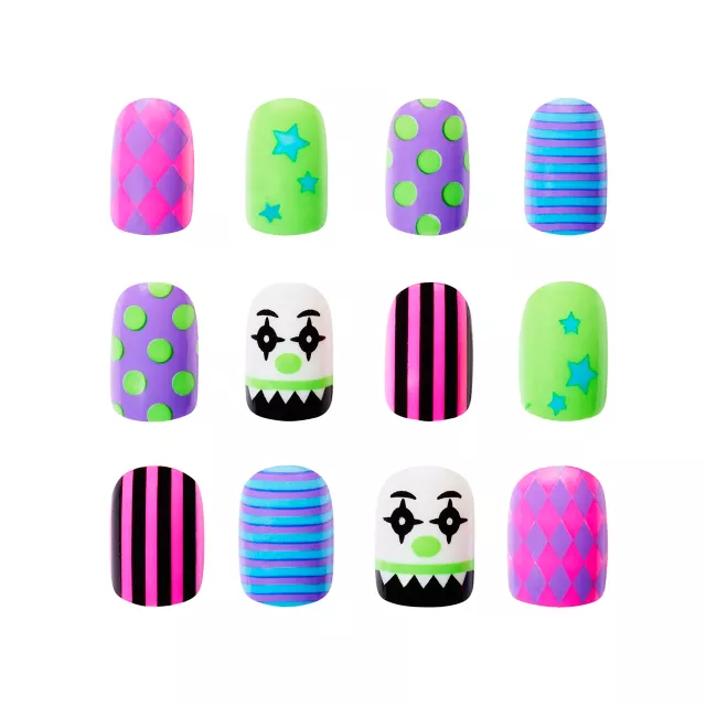 Twisted Clown Press-On Nails