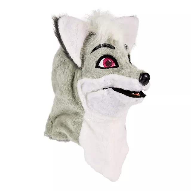 Gray Fox Moving Mouth Full Mask