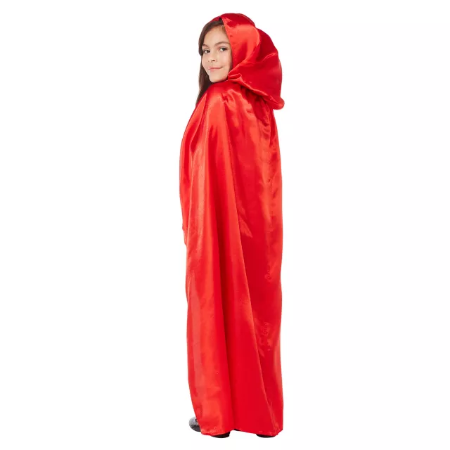 Kids Red Satin Cape