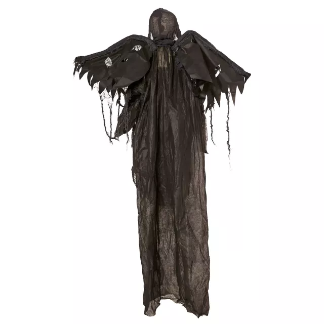 6 Ft Animated Light-Up Hanging Reaper with Wings