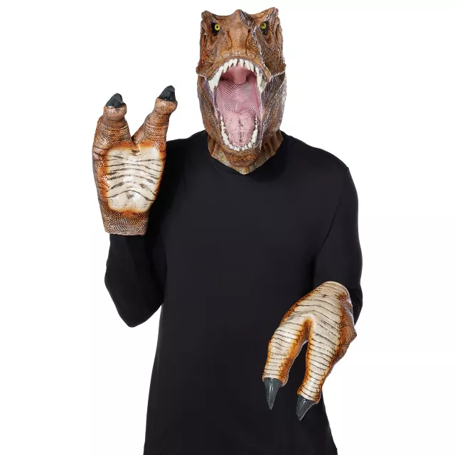 T-Rex Full Mask and Claws Set - Jurassic Park