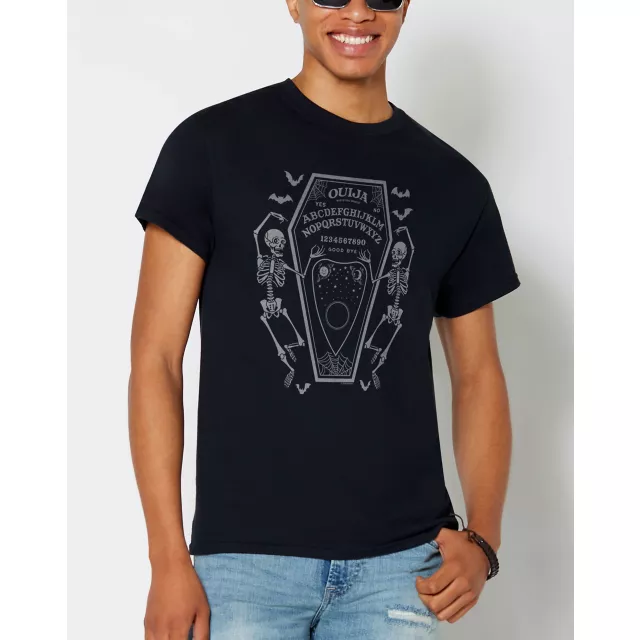 Spooky Coffin Ouija T Shirt - Ouija